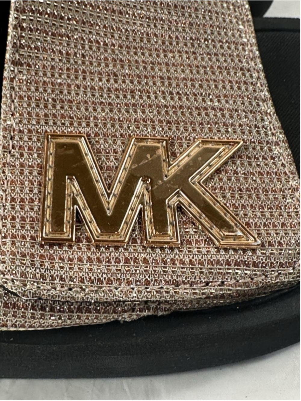 Michael Kors MK Logo Slide Sz 8 Sandals - Picture 7 of 15